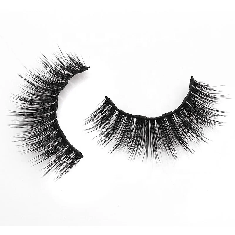 
Factory price 3D silk lashes private label magnetic eyelashes 
