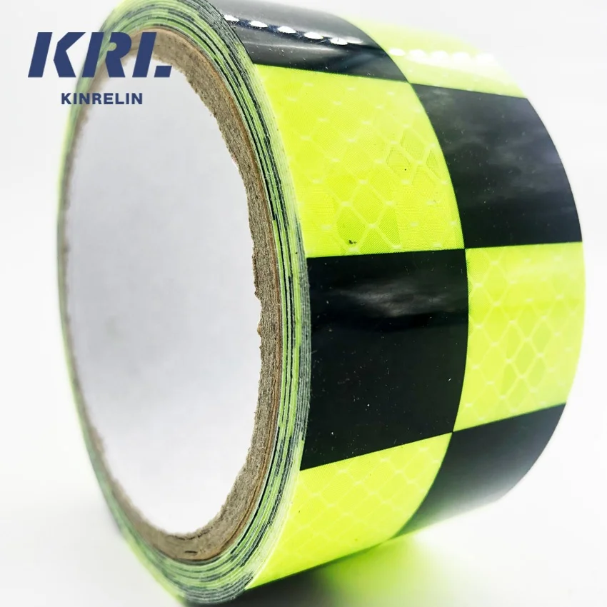 Square Checkerboard Patterned Reflective Tape in Reflective Material