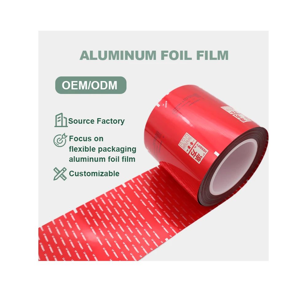 Customized Plastic Film Roll Candy Potato Chips Flexible Packaging Film Roll For Food Packaging PE PET Laminated Film