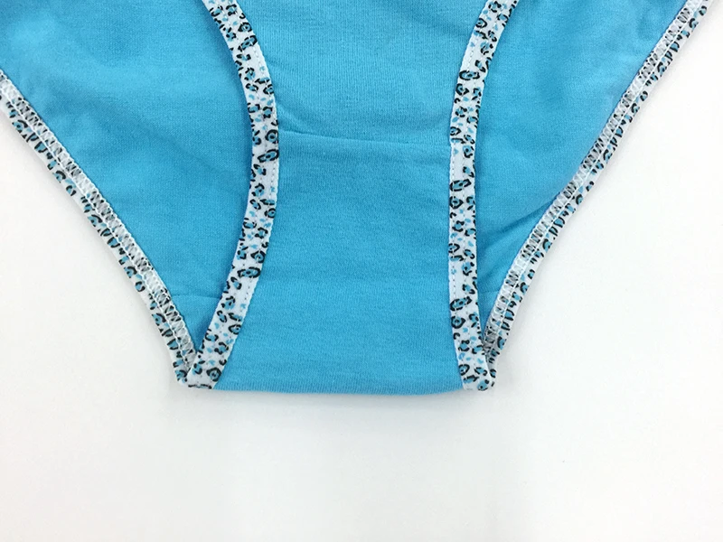 Factory OEM premium quality fancy design side leopard comfortable underwear panties