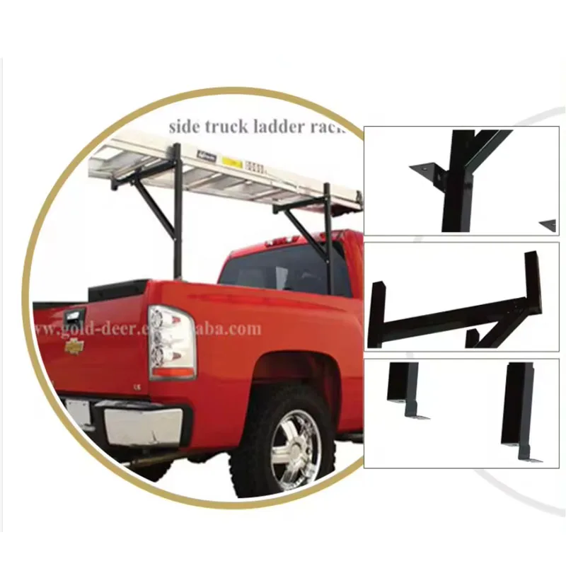 Wholesale Side-mount Completely adjustable truck Adjustable ladder racks with Powder coating for sale