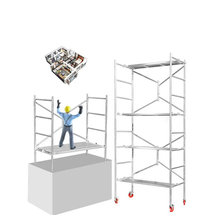 Multi-Purpose Aluminum Movable Door H Frame Building Scaffolding System for Sale