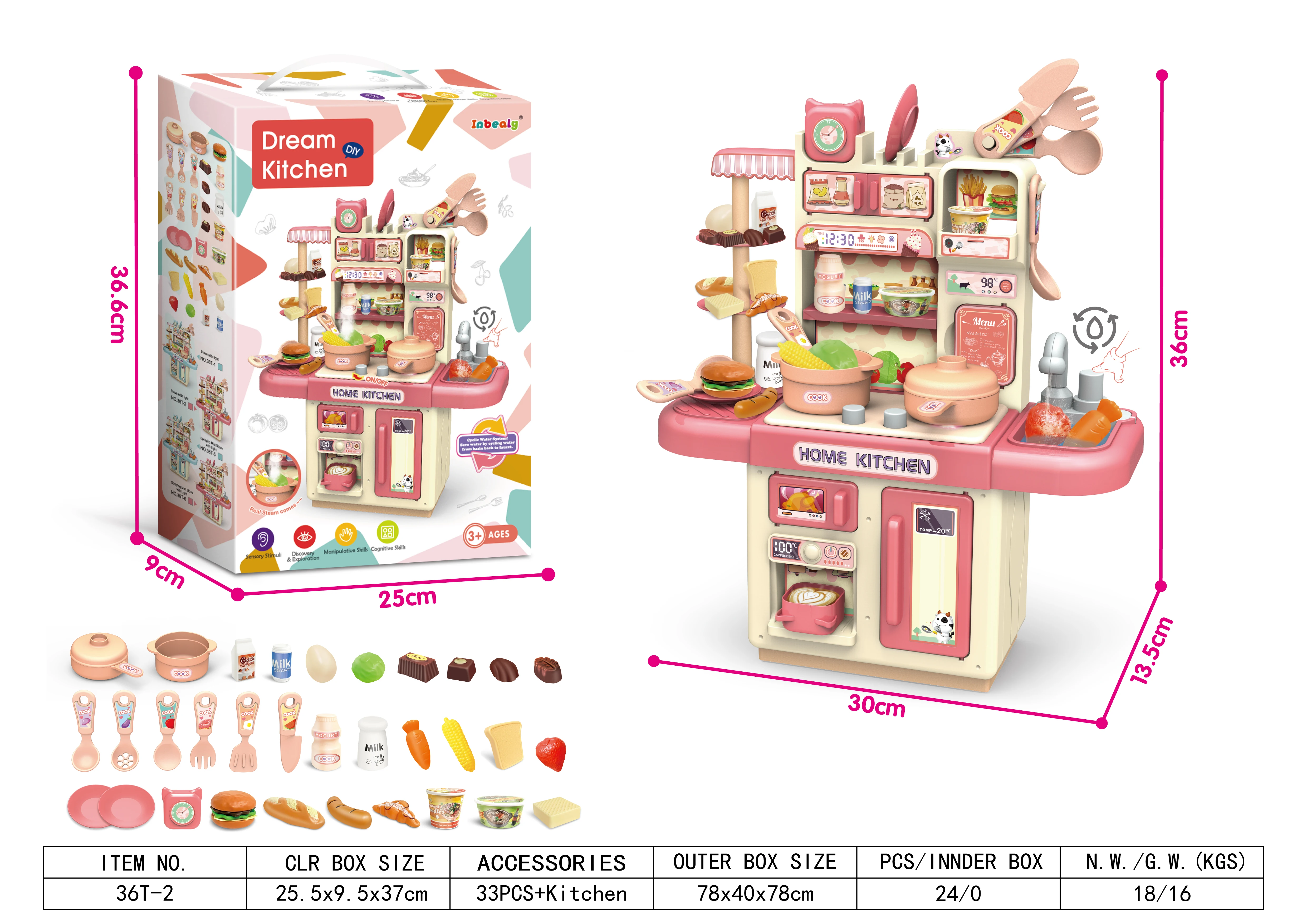 Kids  Mini Kitchen Toys Educational Kitchen Toys Set Manufacturer Hot Selling New Plastic Unisex High Frequency Kichen Toys