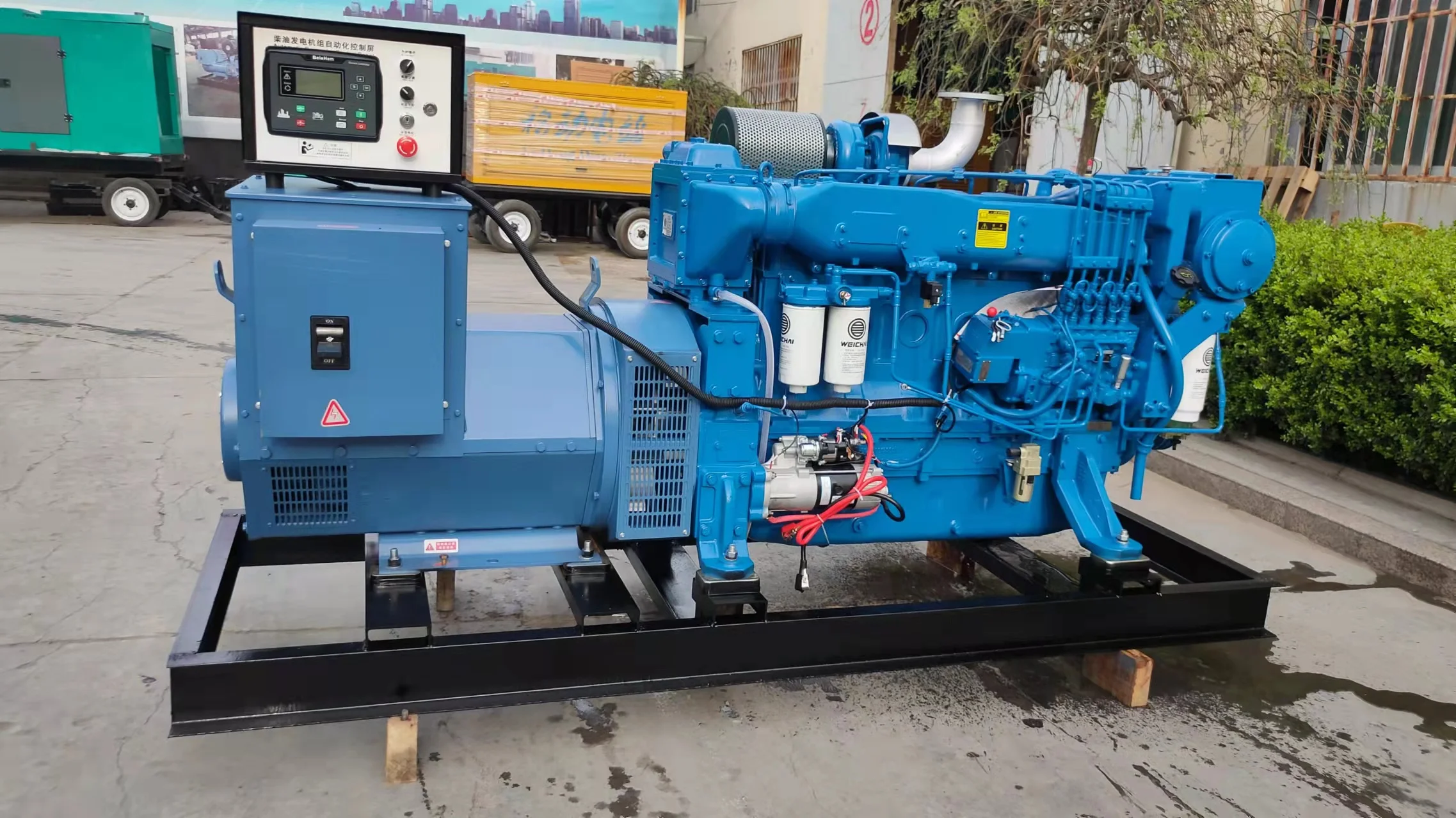 WEICHAI  Marine motor WP10CD264E diesel engine 350 HP Marine generator assembly