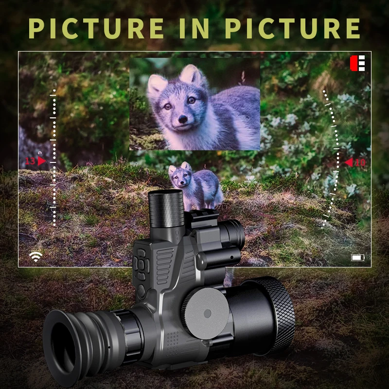 HENBAKER NV700S Magnification 4x-14x waterproof night vision monocular night vision scope hunting accessories