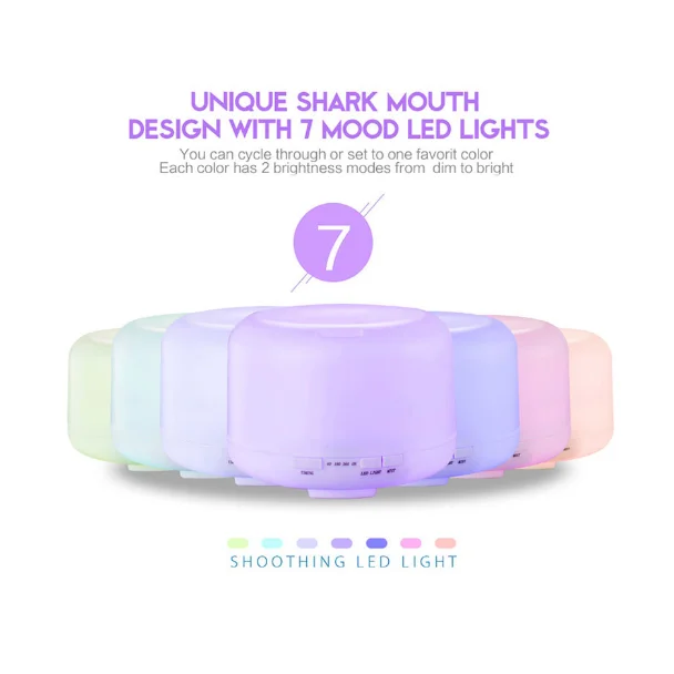 500ml high quality personal space mini portable ultrasonic air humidifier  mini air conditioner essential oil diffuser