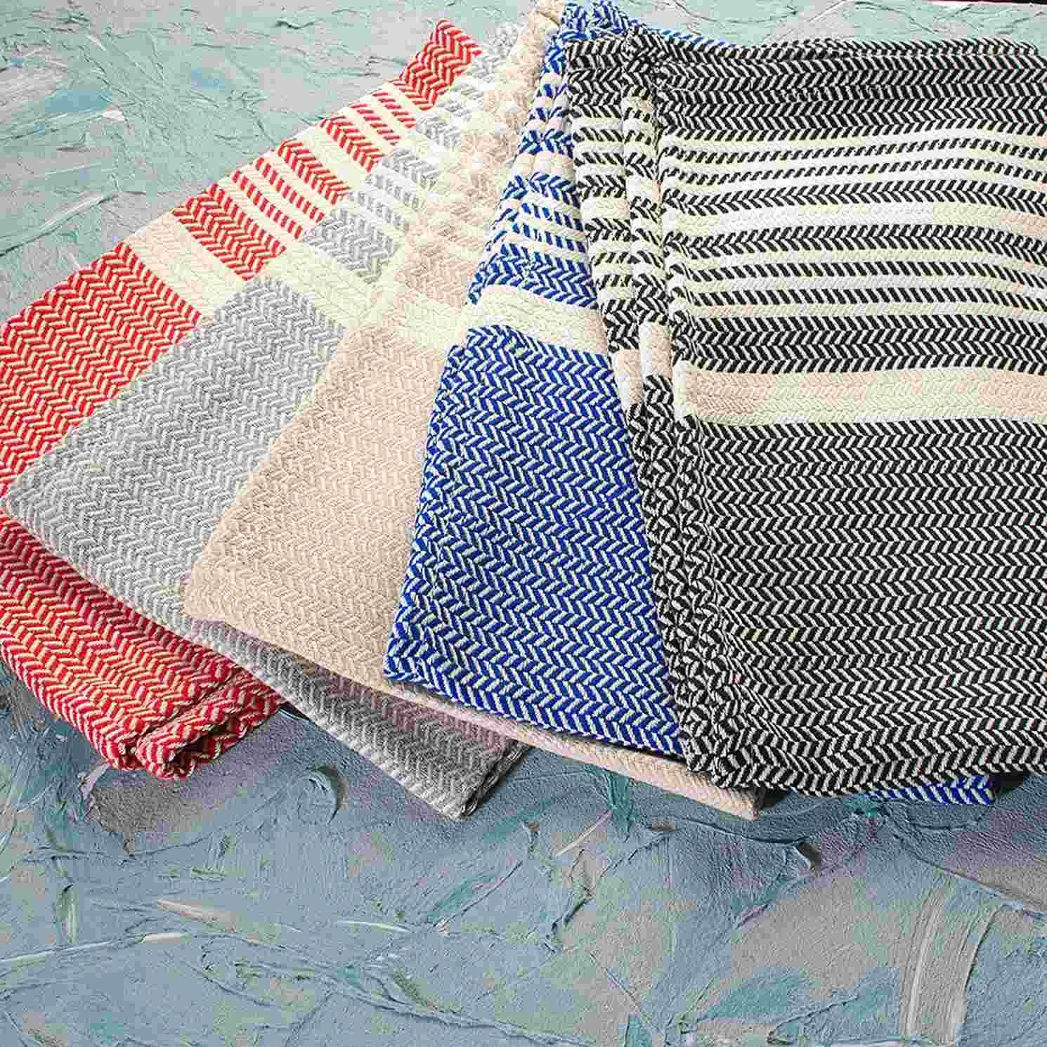 Disposable 100%Cotton Cheap Price Custom Printed Dobby Bleached Low Moq Wholesale Linen Cola Cola Kitchen Thick Dutch Tea Towel