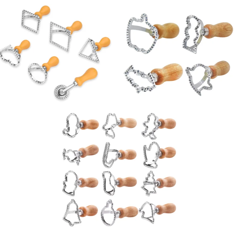 Высокое качество Рождественское печенье печенья штамп инструменты из нержавеющей стали формы для выпечки резак принадлежности с деревянной ручкой