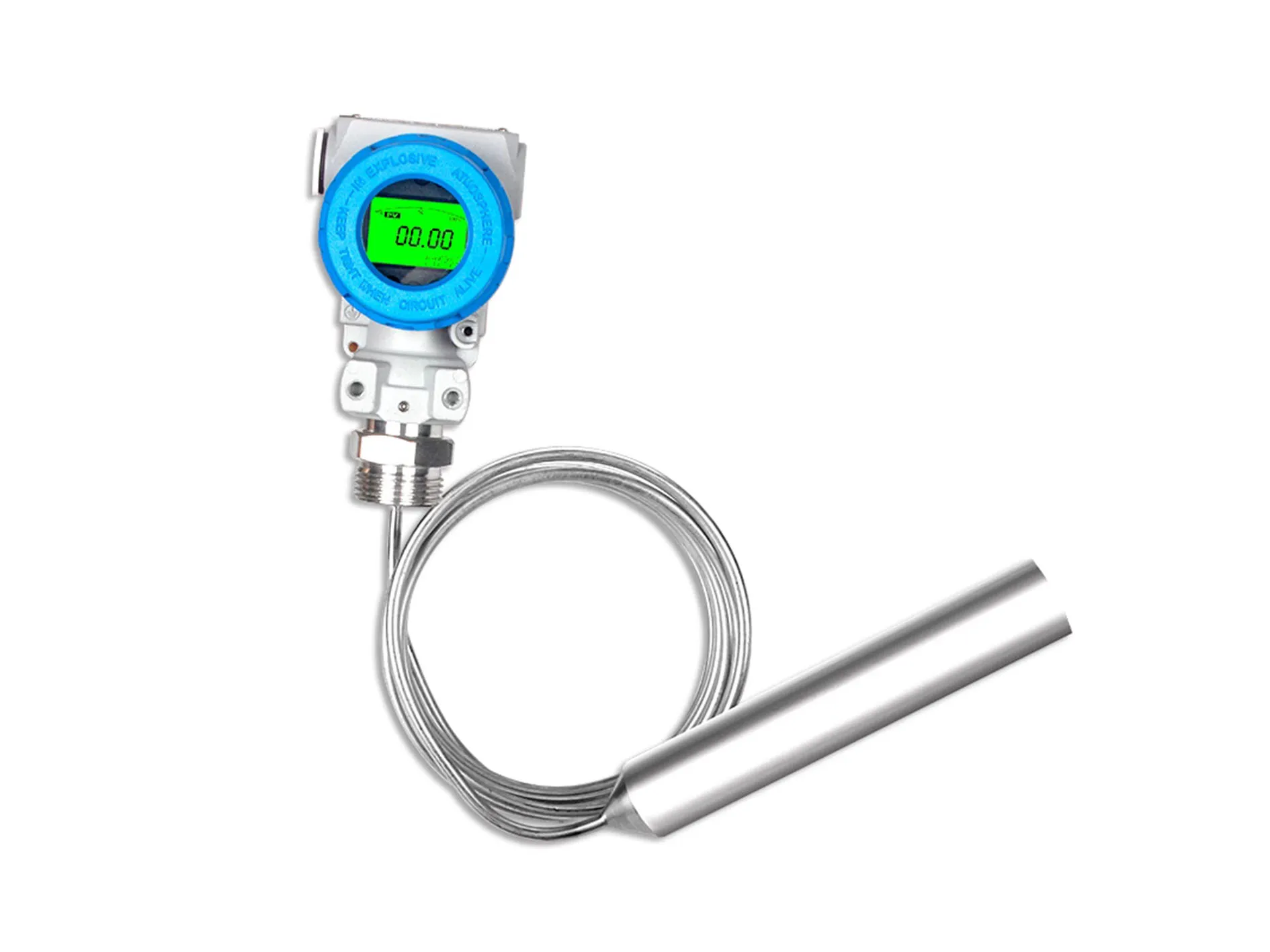 Input type liquid level transmitter 4-20mA stainless steel high-temperature resistant gas collector anti-corrosion oil level