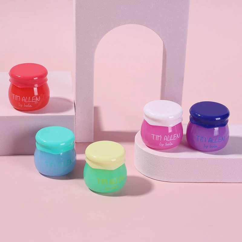 Private Label Natural Vegan Organic Lip Lines Moisturizing Beeswax Lip Balm 6 Flavors Fruity Lip Balm