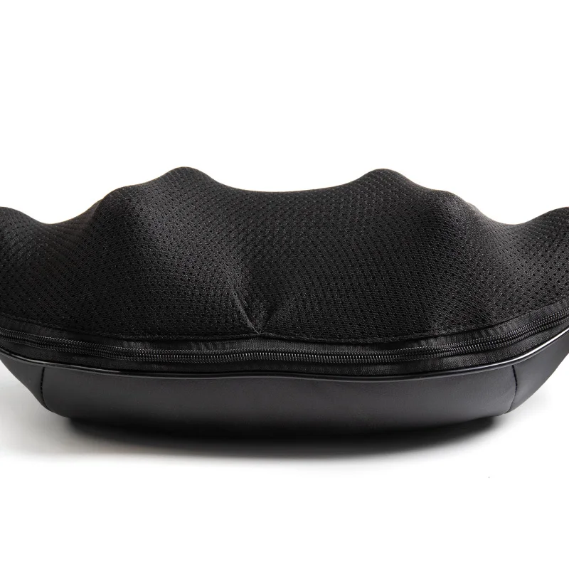 portable intelligent travel 4 6  kneading rollers balls shiatsu neck electric vibrating point therapy neck back massager