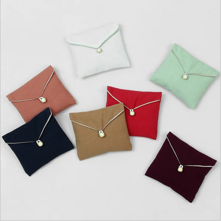 Thickened Linen Cotton Fine Ring Necklace Jewelry Collection Bag Wholesale Jewelry Pouch 10-15 Days Fashionable 1 PC/OPP CN;CHO