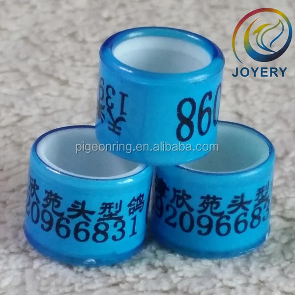 High quality european countries clubs plastic pigeon rings new model pigeon ring