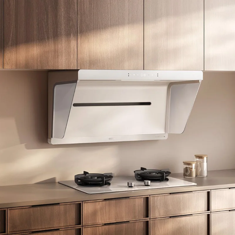 Xiaomi Mijia Intelligent Range Hoods S2 and Mijia Intelligent Timer Gas Stove S2 Smoke Cooker Set Natural Gas CN Version