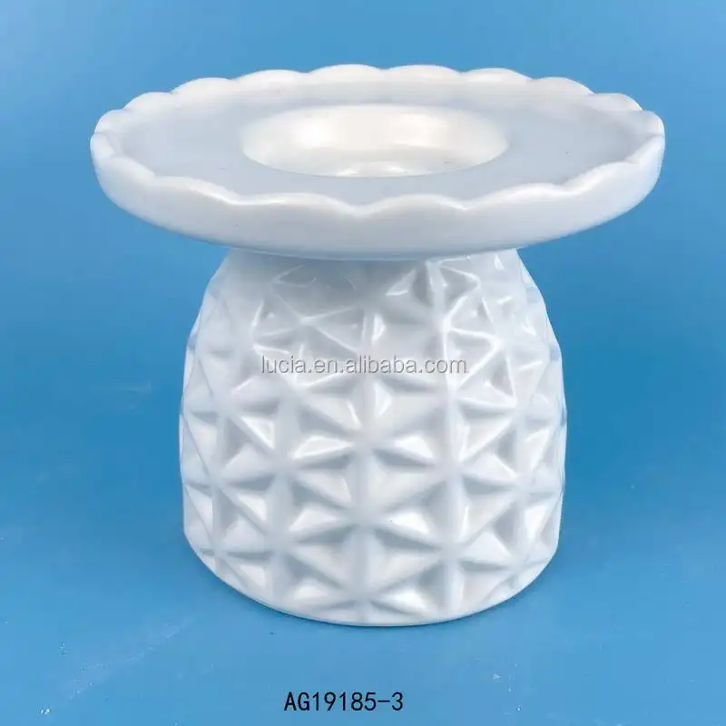 Wholesale Ceramic Candle Holder Tealight Burners Porcelain Jar For Home And Hotel