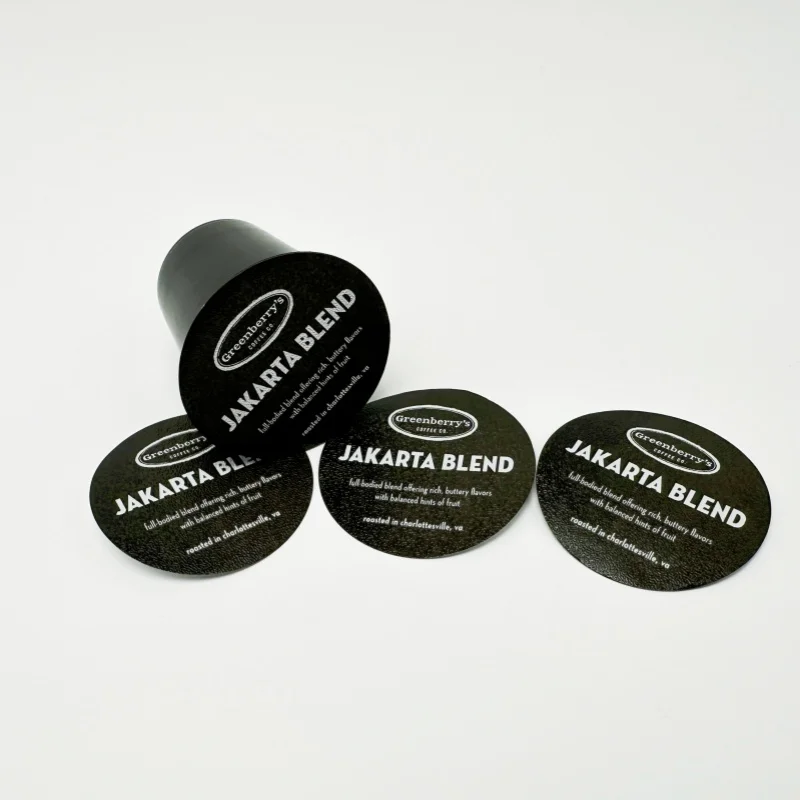 Wholesale Low Price 2.0 51mm Aluminum Foil Lid New Style K Cup Coffee Capsules Sealer