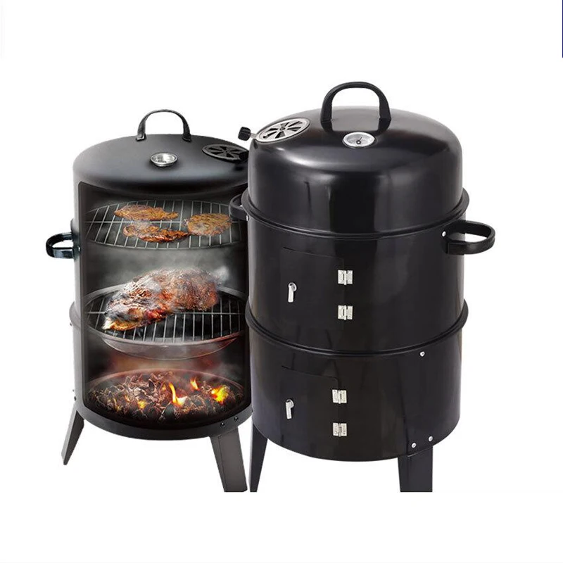 Outdoor Commercial Stainless Rotary Bbq Steak Cooking Grill Gazebo Accessories Cover