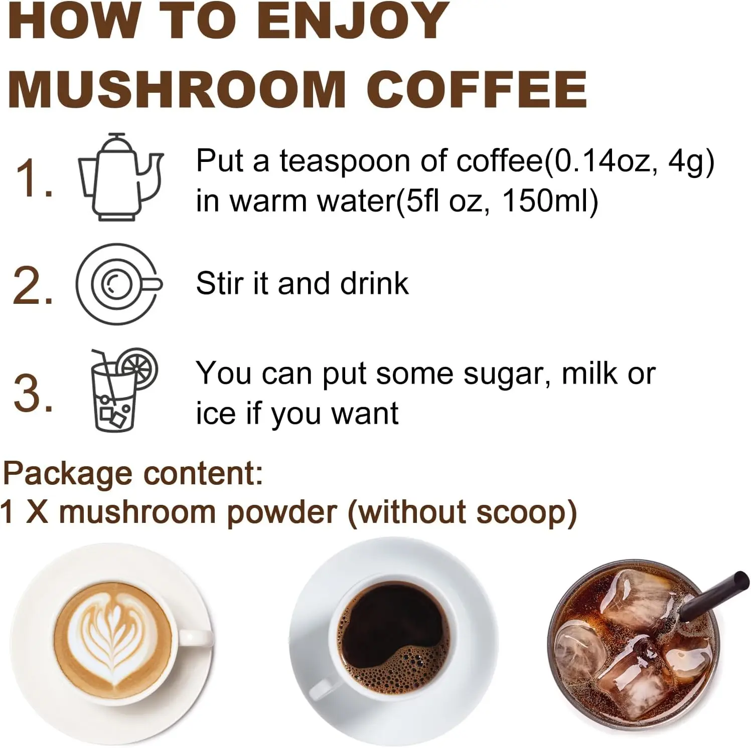 Private Label Ganoderma Mushroom Coffee Instant Detoxifies Body Instant Reishi Coffee Immune System Booster RYZE Coffee Powder