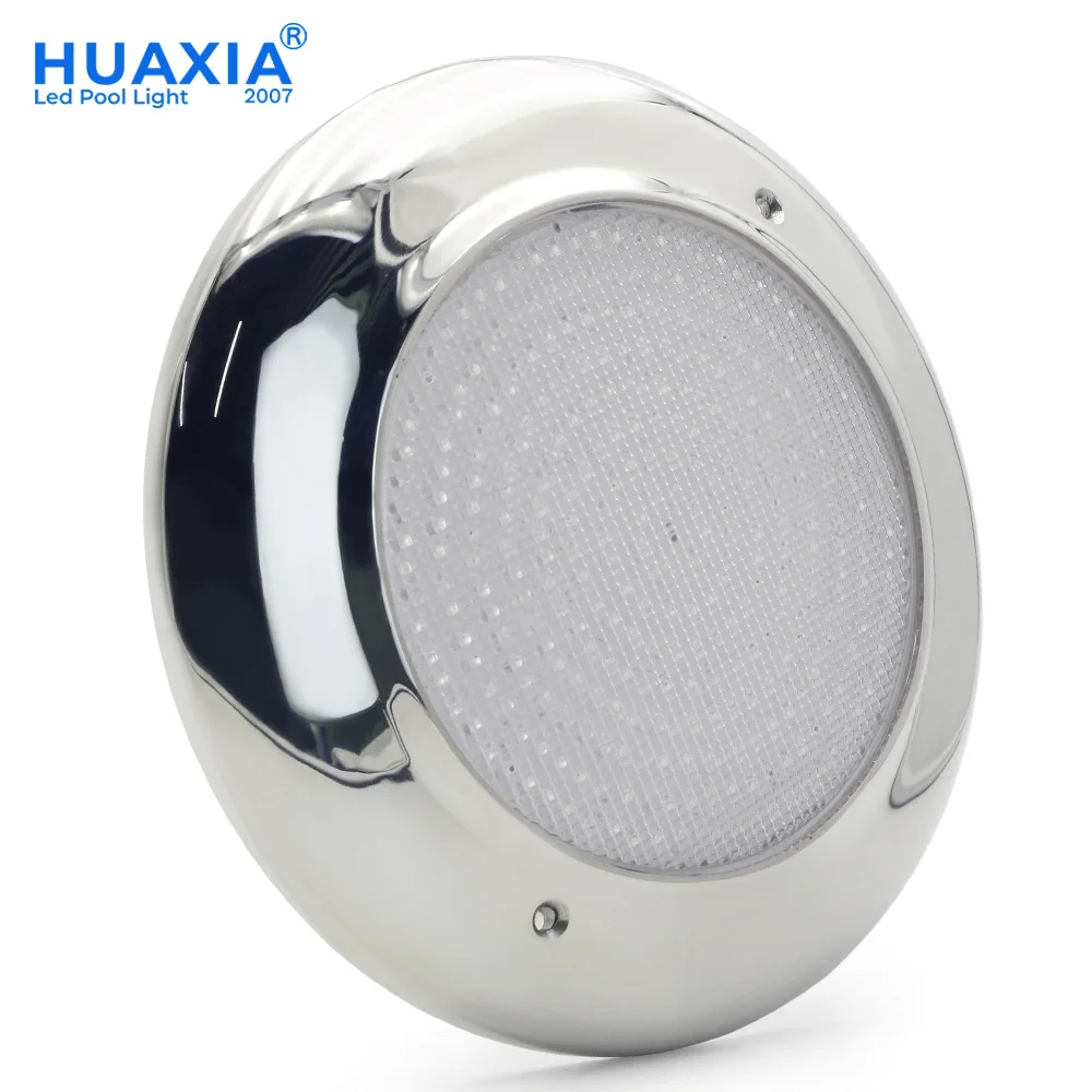 LED Pool Light IP68 Waterproof 316 Stainless Steel Underwater PC Lamp Body for Swimming Pool Lighting
