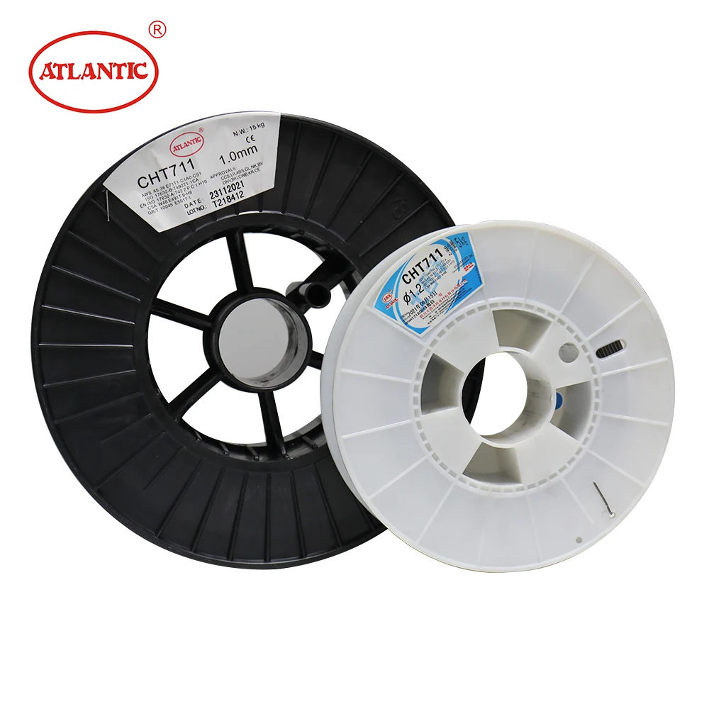Атлантический OEM/ODM OBM 75 лет проволоки AWS CHT711 E71T-1C E71T1 флюсовая сварочная проволока