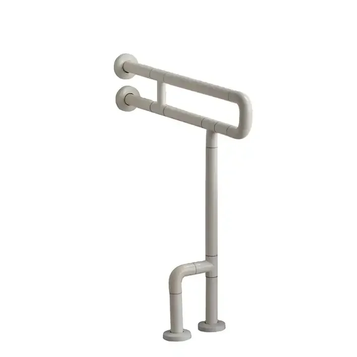 U Shape Abs Plastic Disabled Toilet Handrails Safety Handicap Shower Bathtub Handle Bathroom Grab Bar