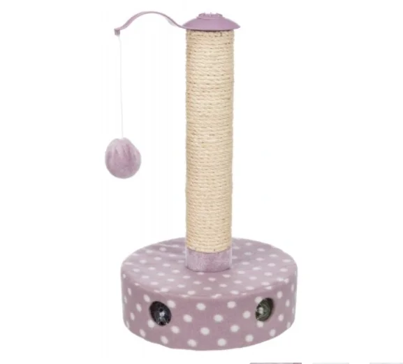 2021 New Design Plush Safety Scratching Post Junior Fleece Cat Tree Tower Wooden