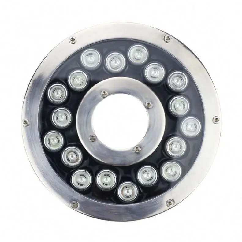 
Lot 100 Stainless Steel Shell 9 LED Underwater Fountain Light New 