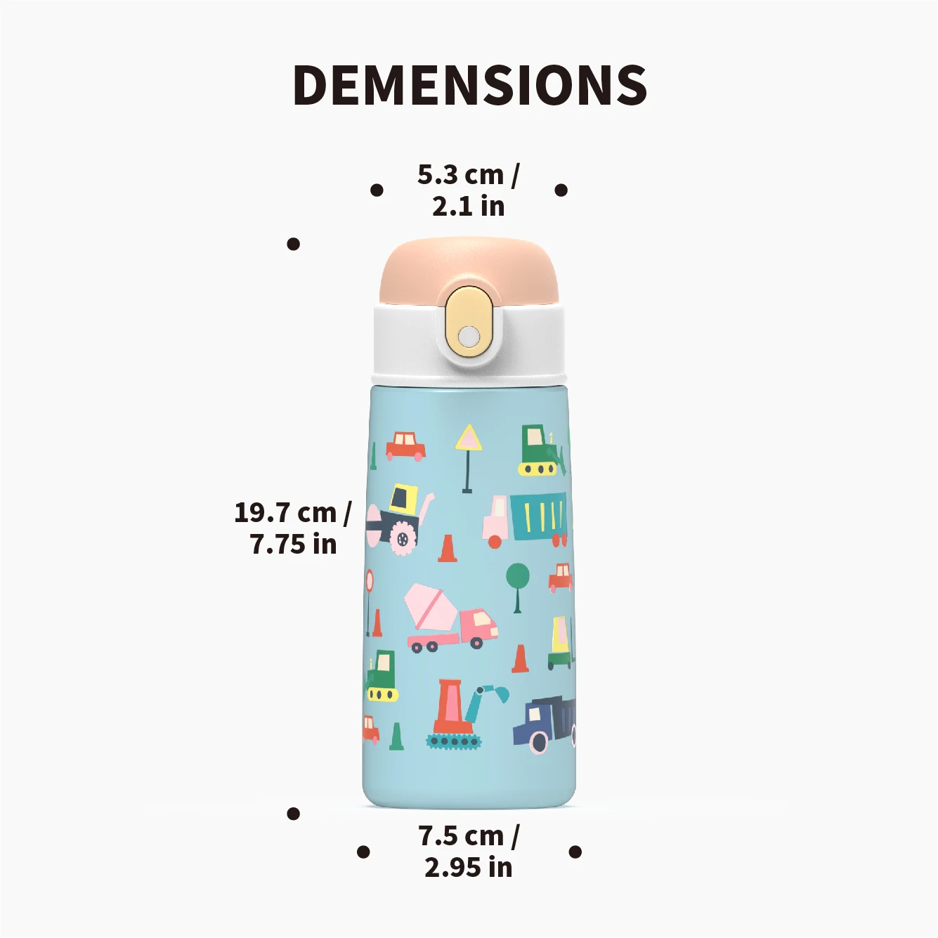 Kids Thermos Mug Stainless Steel Cartoon Vacuum Flasks Children Cute Thermal Water Bottle Tumbler Thermocup with Straw