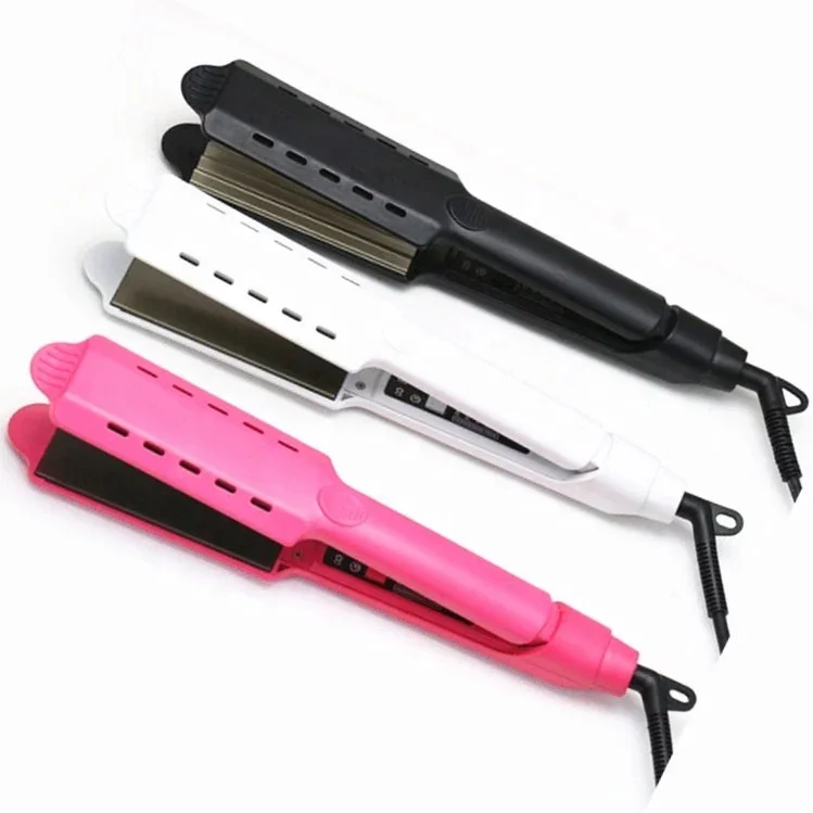  Plancha De Titanio Ceramic Flat Iron 450 Degree Private Label Touch Screen Hair Straightener 2 In 1