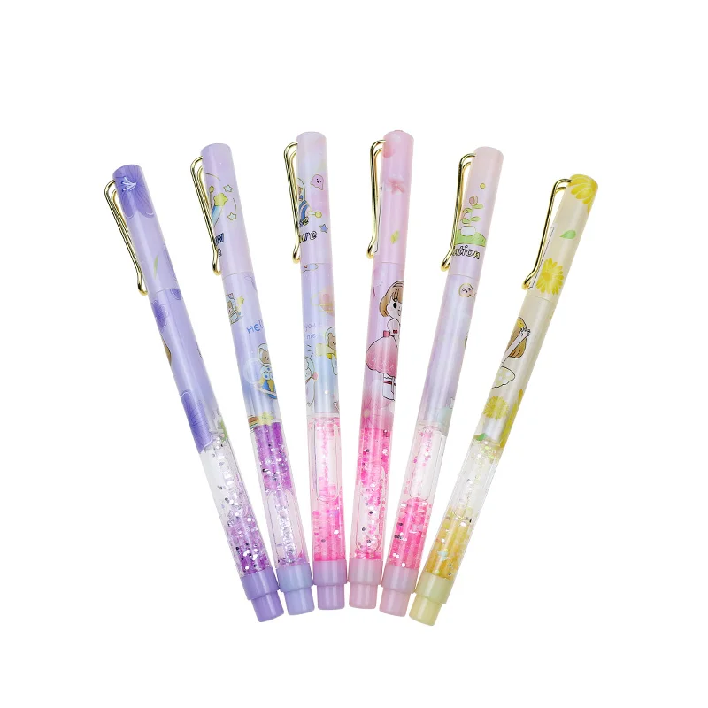 BECOL New Coming Floating Barrel  Pencil With Built-in Eraser No Need Sharpened Drawing Inkless Eternal Pencil for Students