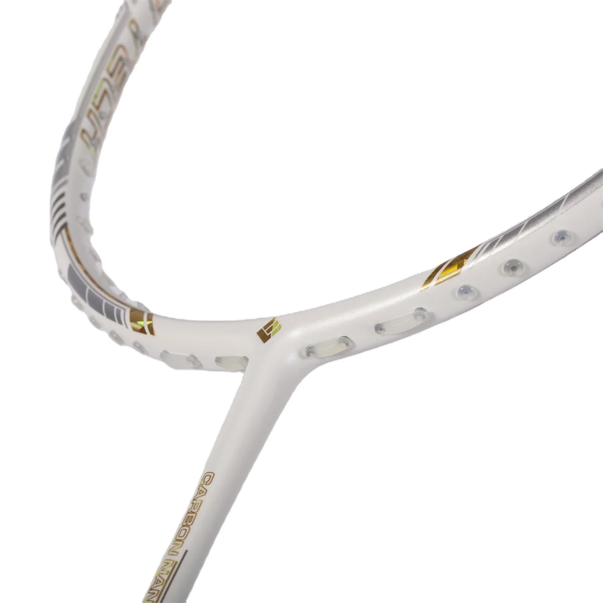 Badminton Racket NF700 White Professional Badminton Racket Set NANOFLARE Series All-carbon Custom Pounds