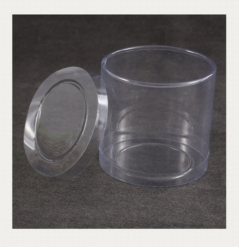 Hot Sale Custom Cylinder Plastic Packaging Tube with Lid & Printed Logo