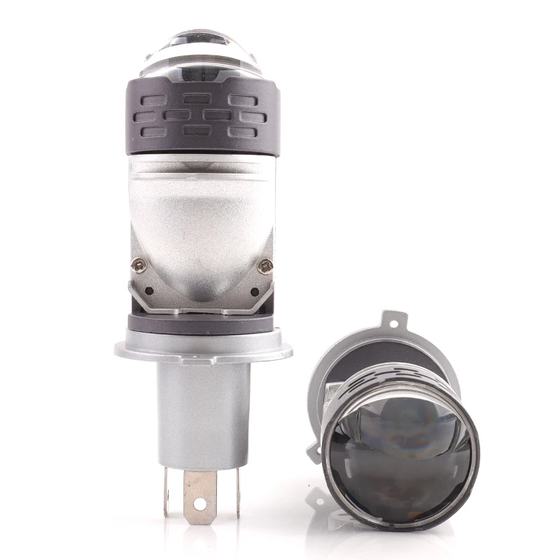 Mini Bi Led Projector Lens 55W Plug And Play H4 Mini Projector Lens Headlight T01