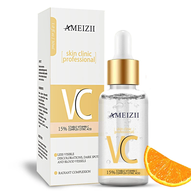 Organic Brightening Vit VC Vitamin C Serum Facial Serum Anti Aging Anti Wrinkle Whitening Moisturizing Facial Serum