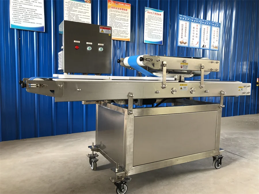  Restaurant salami sausage slicing machine/pepperoni pizza