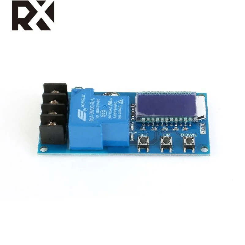 RX DC 6-60v 30A Storage battery Charging Control Module Protection Board Charger Time Switch LCD Display XY-L30A