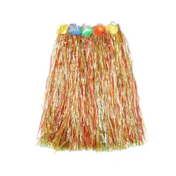 Wholesale 40cm 60cm 80cm single double layers  hawaiian  dance  grass hula skirt