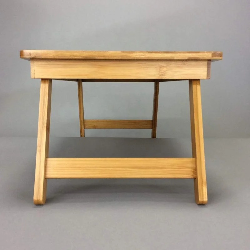 Portable Foldable Bamboo and Wood Picnic Table for Outdoor Dining Furniture Use