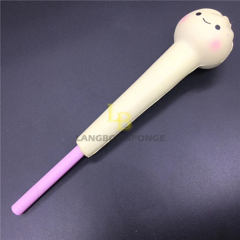 Custom factory wholesale panda dinosaur unicorn animal toy scented pen cover pu soft toys