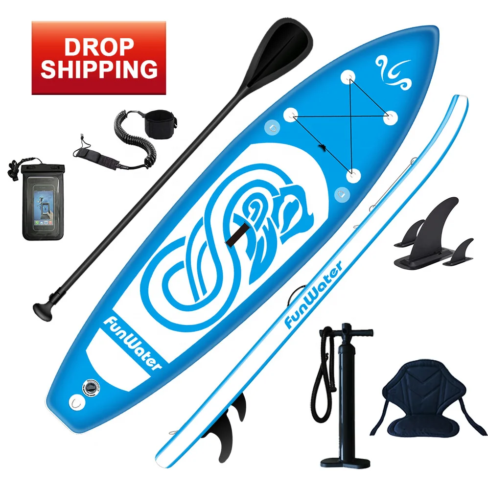 FUNWATER sup Drop Shipping standup inflatable paddle boards surf fins inflatable paddle board best quality