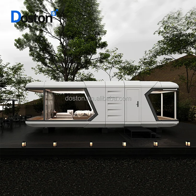 Box Capsule House Romania Capsule House Ups With Solar Panel Two Story Solar Space Outdoor Eco Capsule House