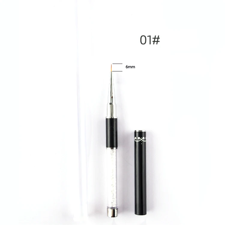 High Quality Acrylic Manicure Brush Multi Function Nylon Nail Art Brush Set