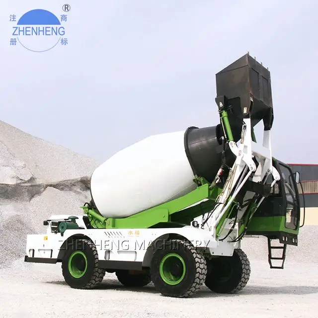 Automatic Concrete Mixer Truck Weight and Self Loading Concrete Truck  Mixer Drum Price