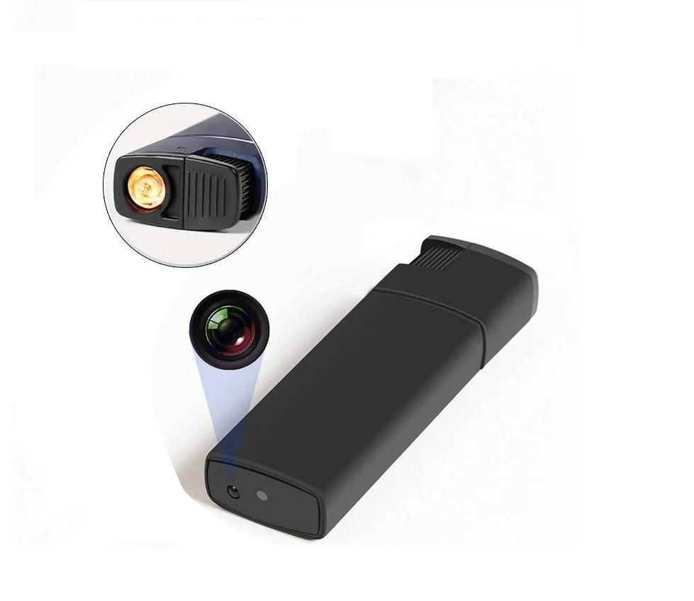 No Hole Real Lighter WiFi IP CamRecorder HD 1080P Portable Mini DVR with Night Vision Hidden Spy Camera