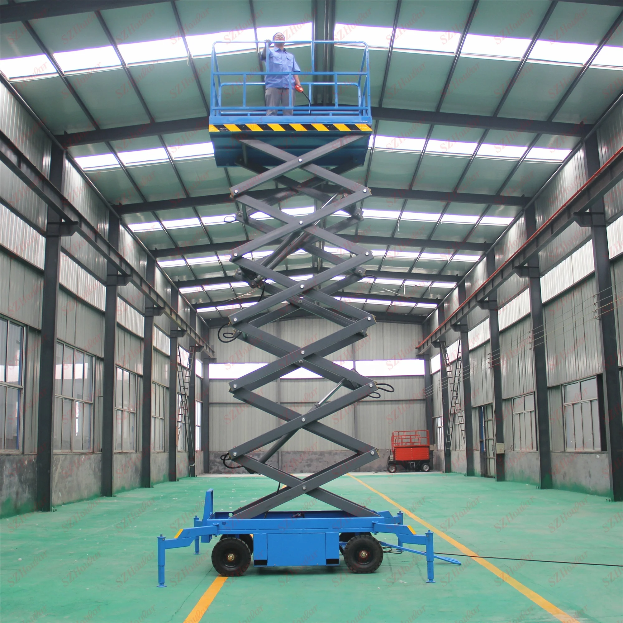 lift up table scissor work platform mechanism hydraulic table lift mechanism 500KG scissor table lift 10m