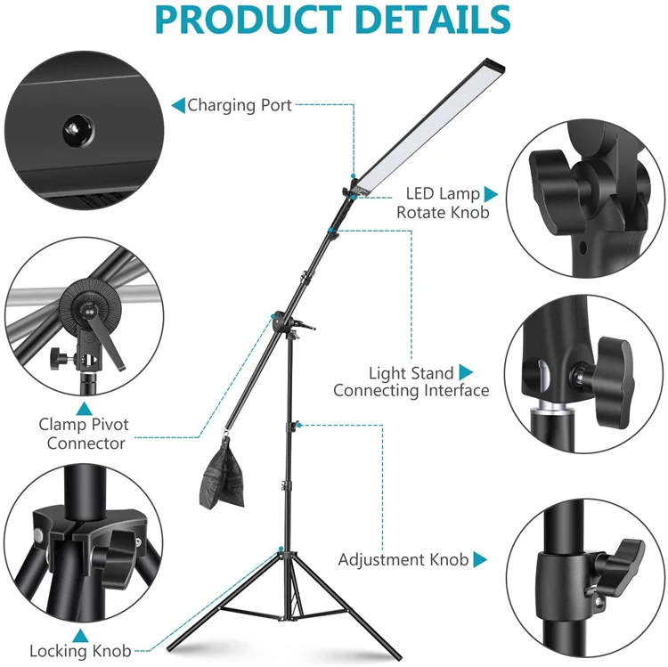 3 Pack LED video light stick professional video led lighting Kit for Photo Studio Video Shooting