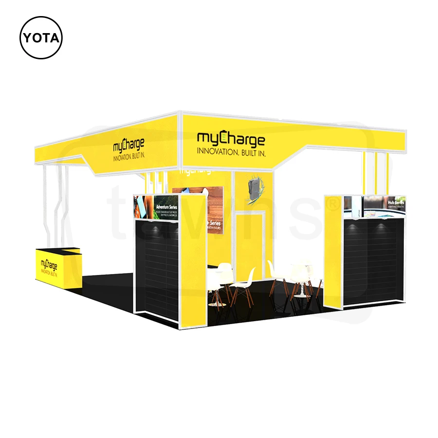 Tawns Custom Aluminum Showcase Portable Frameless SEG Podium Acrylic Box Exhibition Booth Equipment Trade Show Display