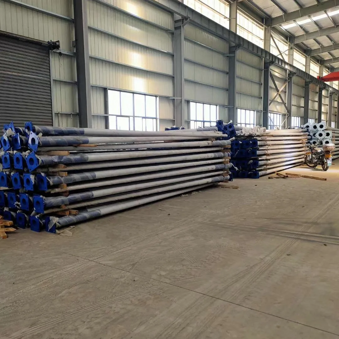 Spot road light pole LED4/5/6/8 m self-bending A-word conch arm street lamp rural community square road light pole