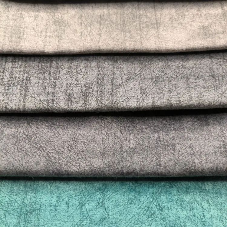 JYF-19#100Polyester Korean Velvet Fabric Holland  Crepe Velvet Fabric Sofas Furniture Living Room Sofas Sets