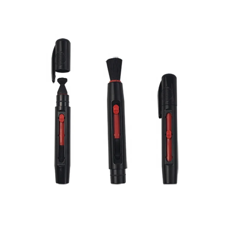 
Black 2 in 1 Camera Lens Screen Pen Cleaning Soft Wool Brush 